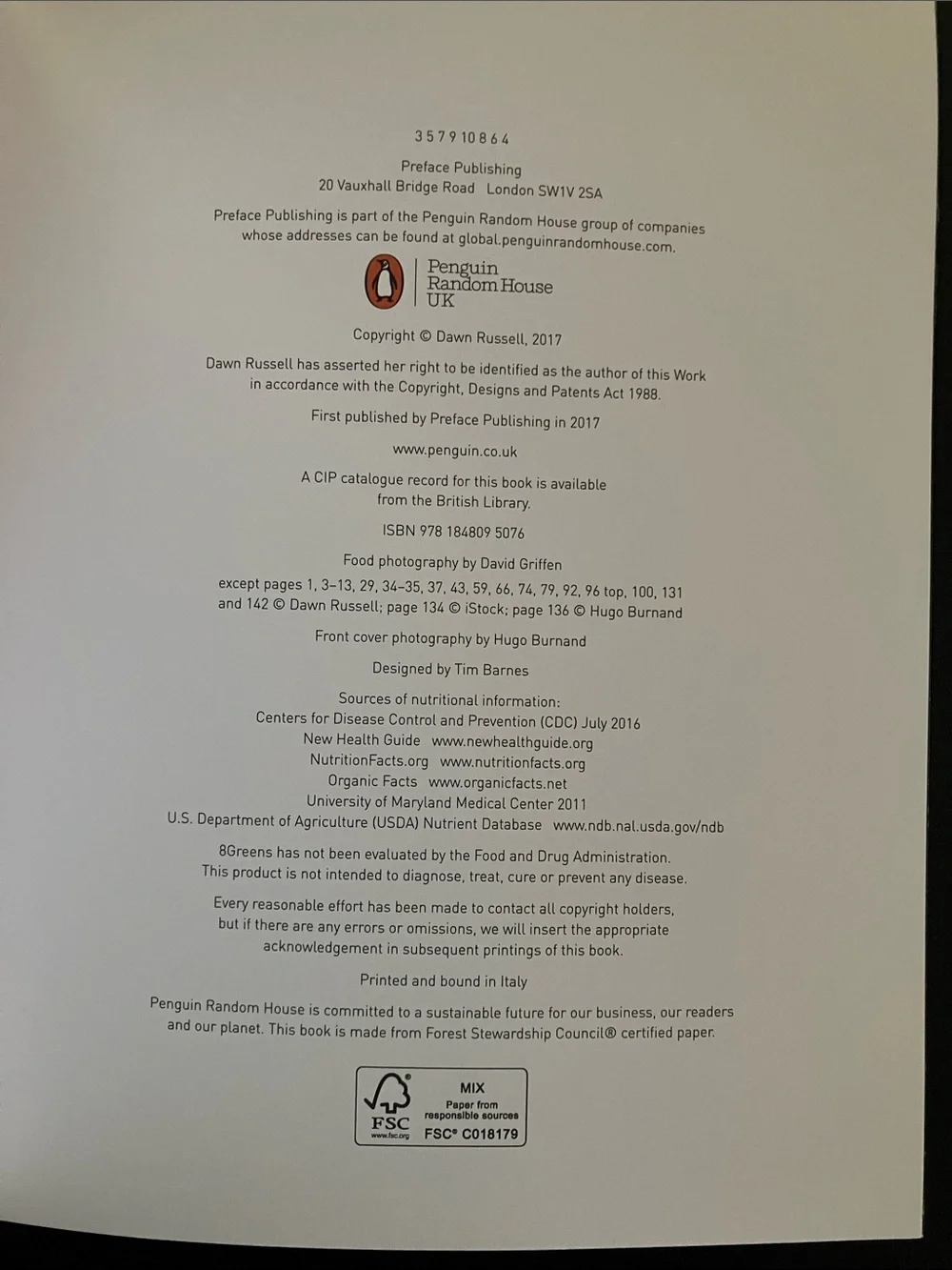 N/A 8g cookbook